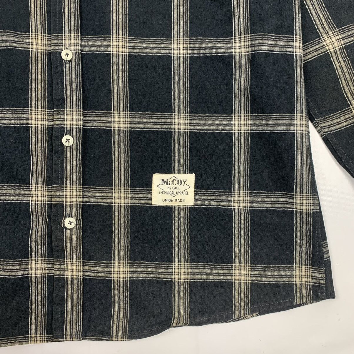 The Real McCoy's Vintage Designer Mc Coy Industry Button Up Shirt Size US L / EU 52-54 / 3 - 6 Thumbnail