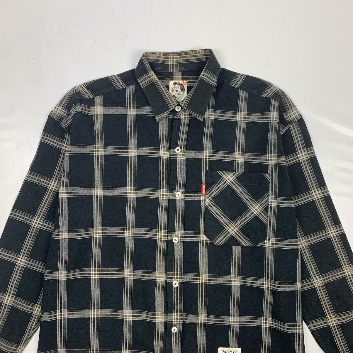 The Real McCoy's Vintage Designer Mc Coy Industry Button Up Shirt Size US L / EU 52-54 / 3 - 4 Thumbnail