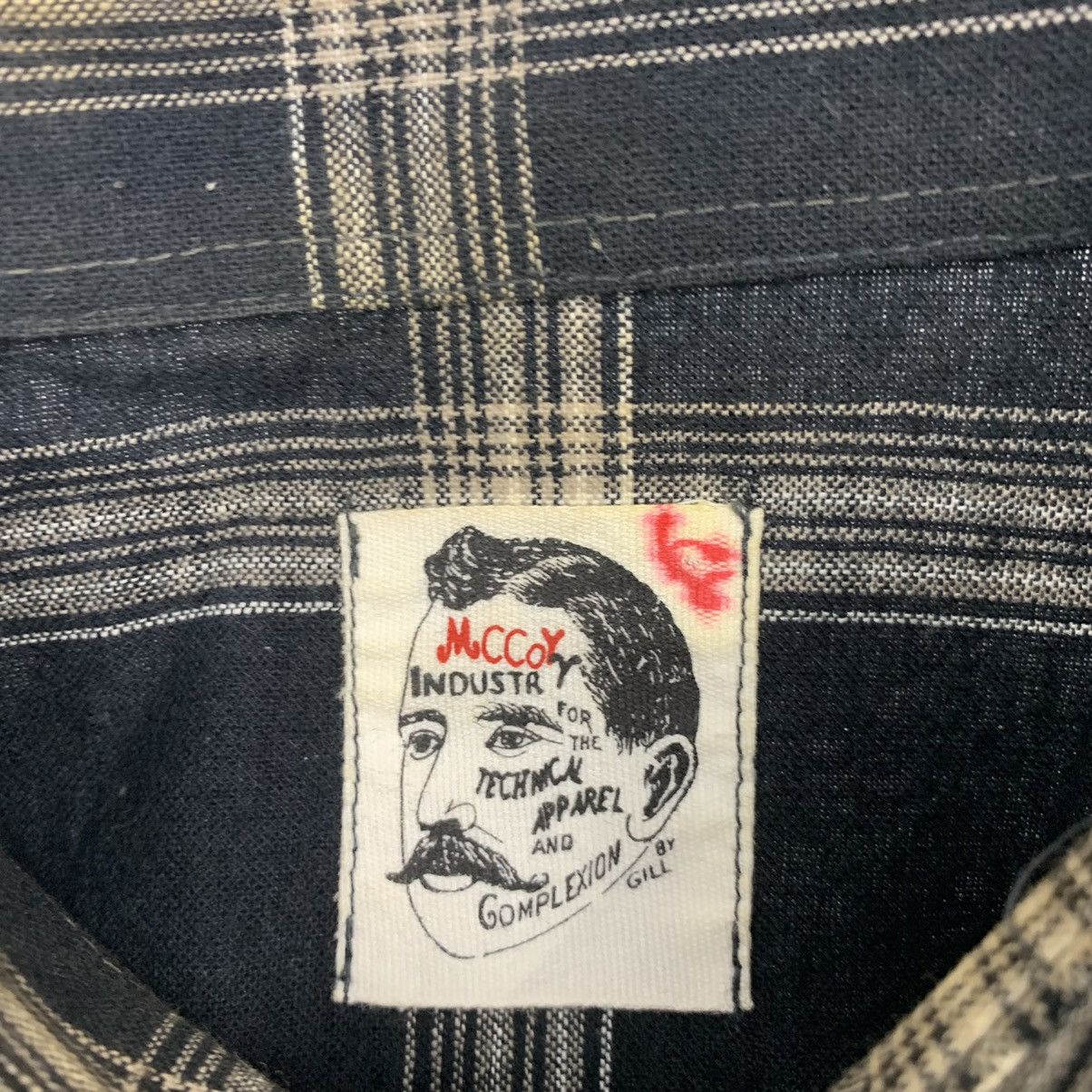 The Real McCoy's Vintage Designer Mc Coy Industry Button Up Shirt Size US L / EU 52-54 / 3 - 8 Thumbnail