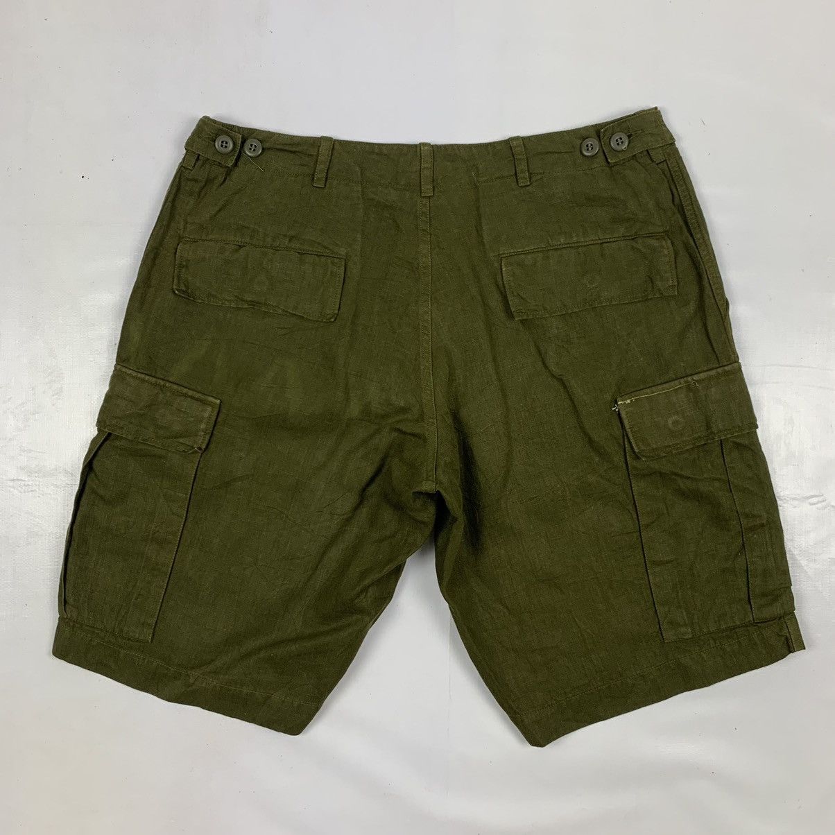 Designer × Vintage Vintage France Designer Tactical Casual Cargo Short Pants Size US 35 - 4 Thumbnail