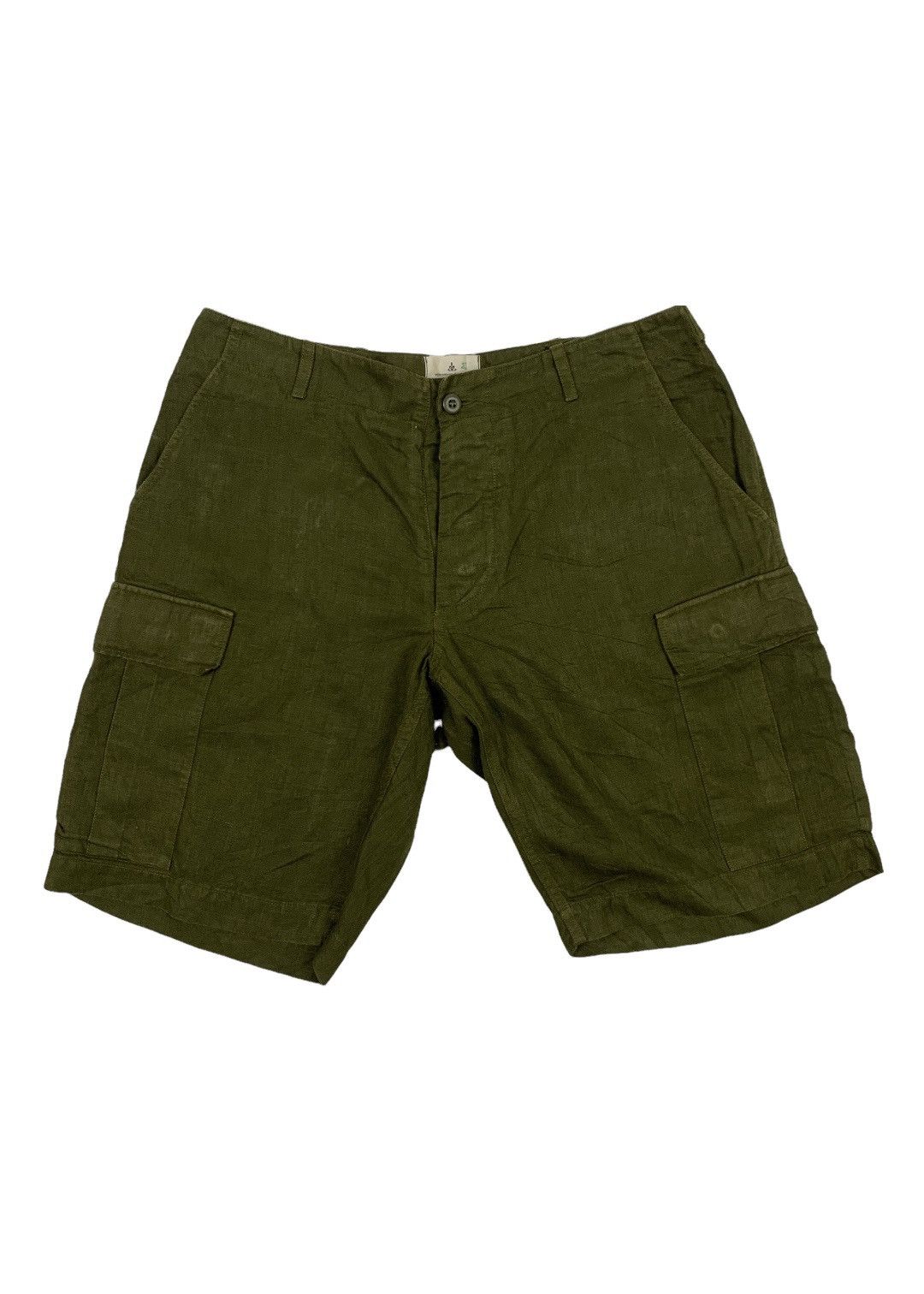 Designer × Vintage Vintage France Designer Tactical Casual Cargo Short Pants Size US 35 - 1 Thumbnail
