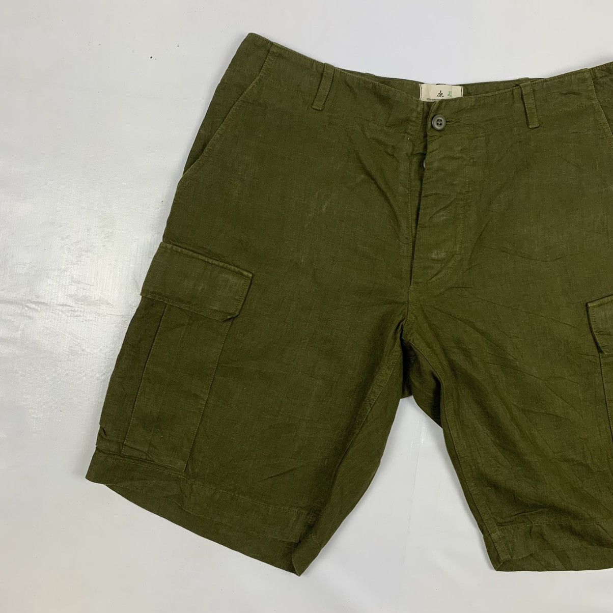 Designer × Vintage Vintage France Designer Tactical Casual Cargo Short Pants Size US 35 - 2 Thumbnail