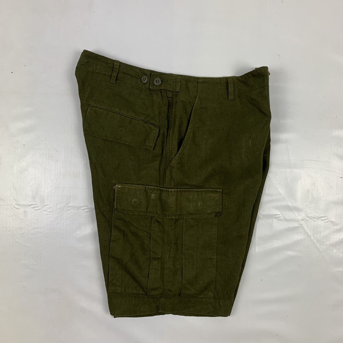 Designer × Vintage Vintage France Designer Tactical Casual Cargo Short Pants Size US 35 - 5 Thumbnail
