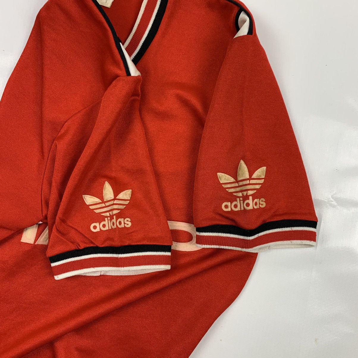 Adidas Vintage 1984 Manchester United Sharp Adidas Jersey Size US XXS / EU 40 - 7 Thumbnail