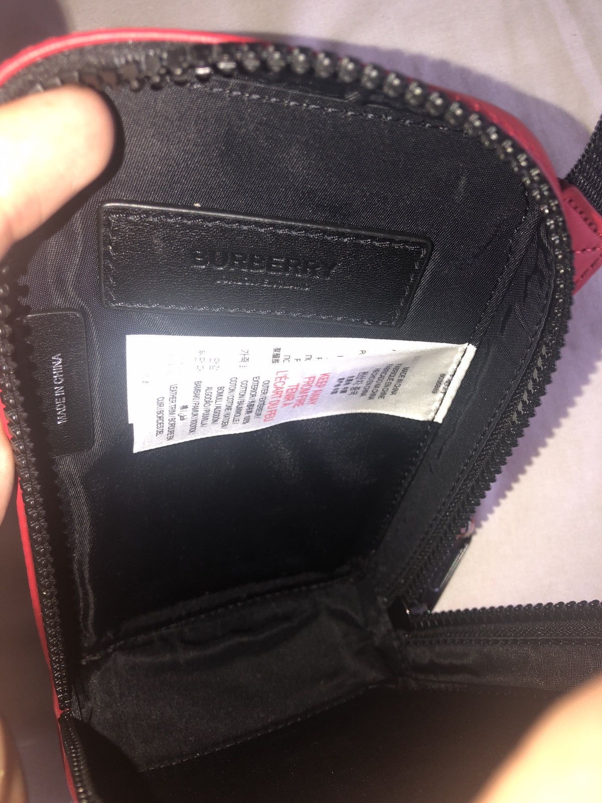 Burberry Burberry Jed red Matte Bag Size ONE SIZE - 2 Thumbnail