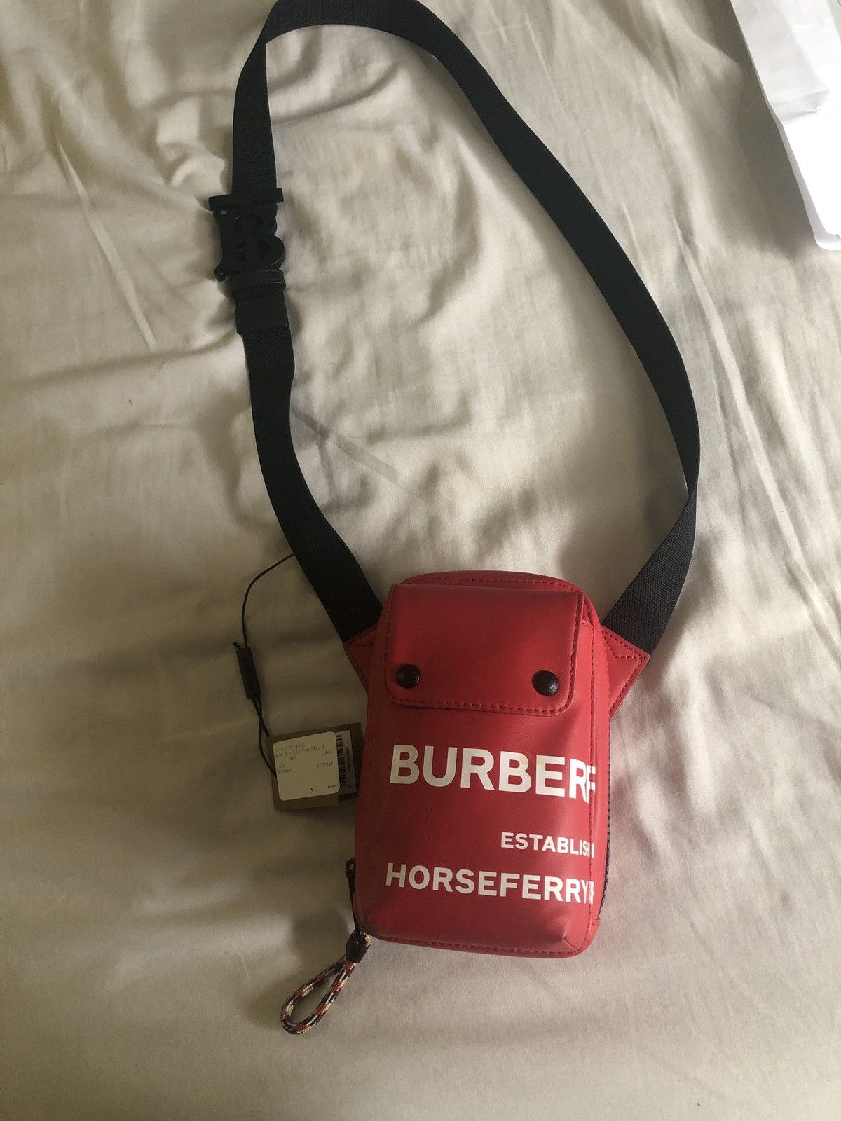 Burberry Burberry Jed red Matte Bag Size ONE SIZE - 1 Thumbnail