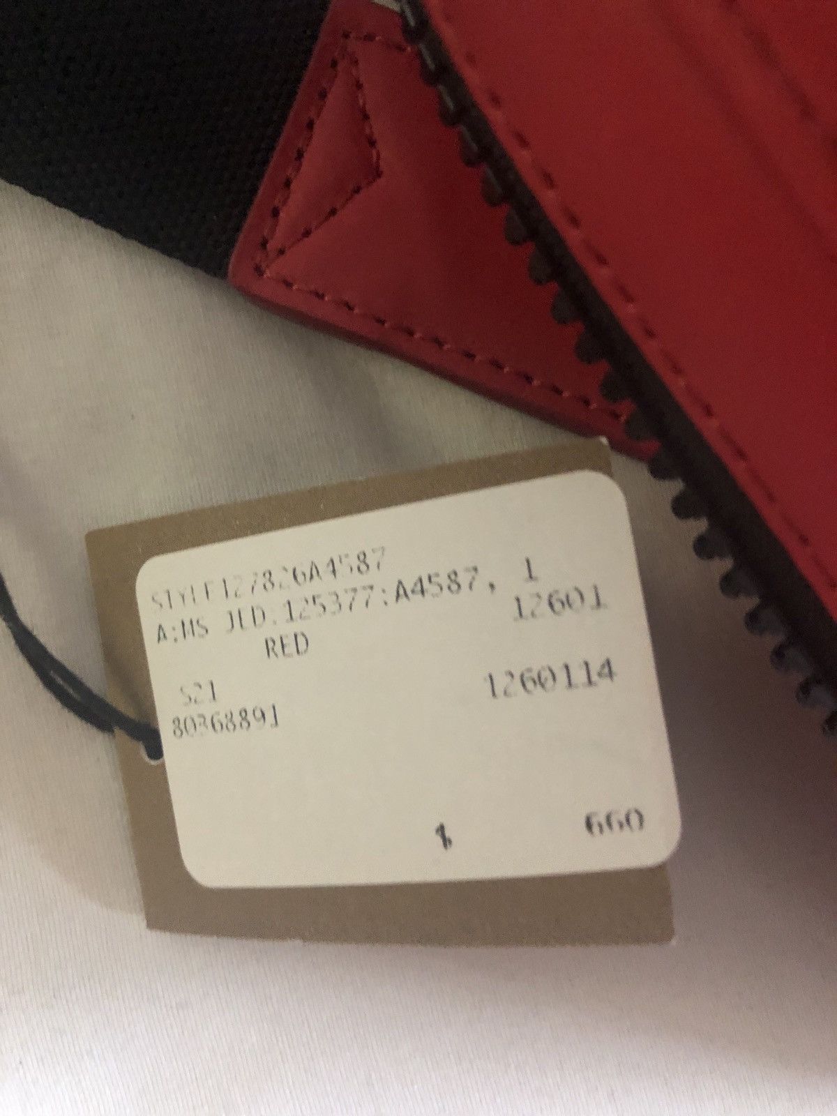 Burberry Burberry Jed red Matte Bag Size ONE SIZE - 4 Thumbnail