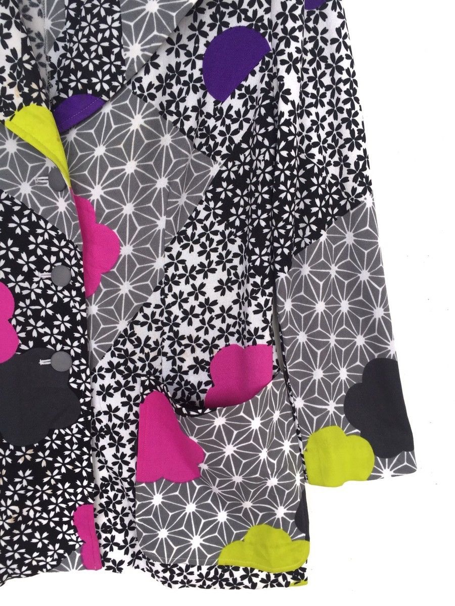 Hanae Mori × Japanese Brand × Vintage Vintage Hanae Mori Overprint Jacket Size US S / EU 44-46 / 1 - 6 Thumbnail