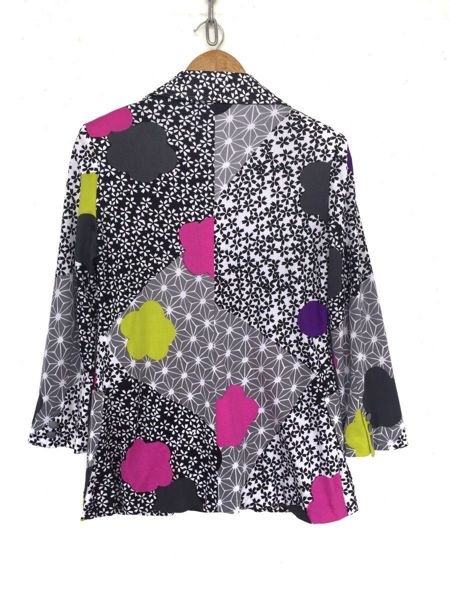 Hanae Mori × Japanese Brand × Vintage Vintage Hanae Mori Overprint Jacket Size US S / EU 44-46 / 1 - 3 Thumbnail