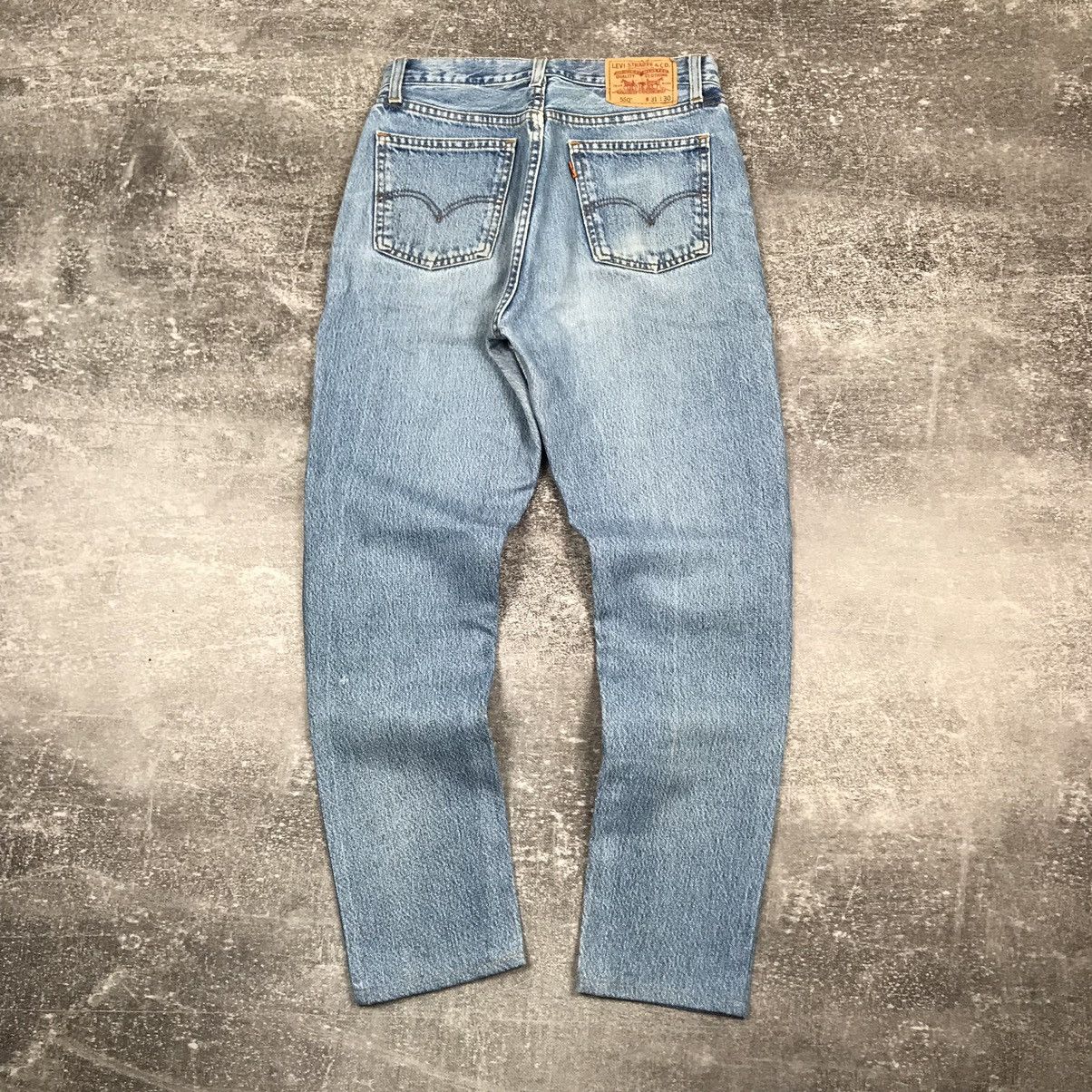 Levi's Vintage 80’s Levi’s 550 Orange Tab 299 Button Jeans Size US 31 - 2 Thumbnail