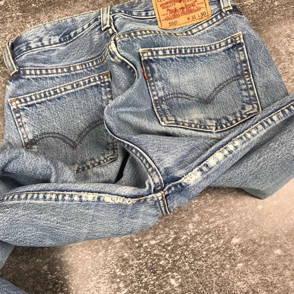 Levi's Vintage 80’s Levi’s 550 Orange Tab 299 Button Jeans Size US 31 - 16 Thumbnail