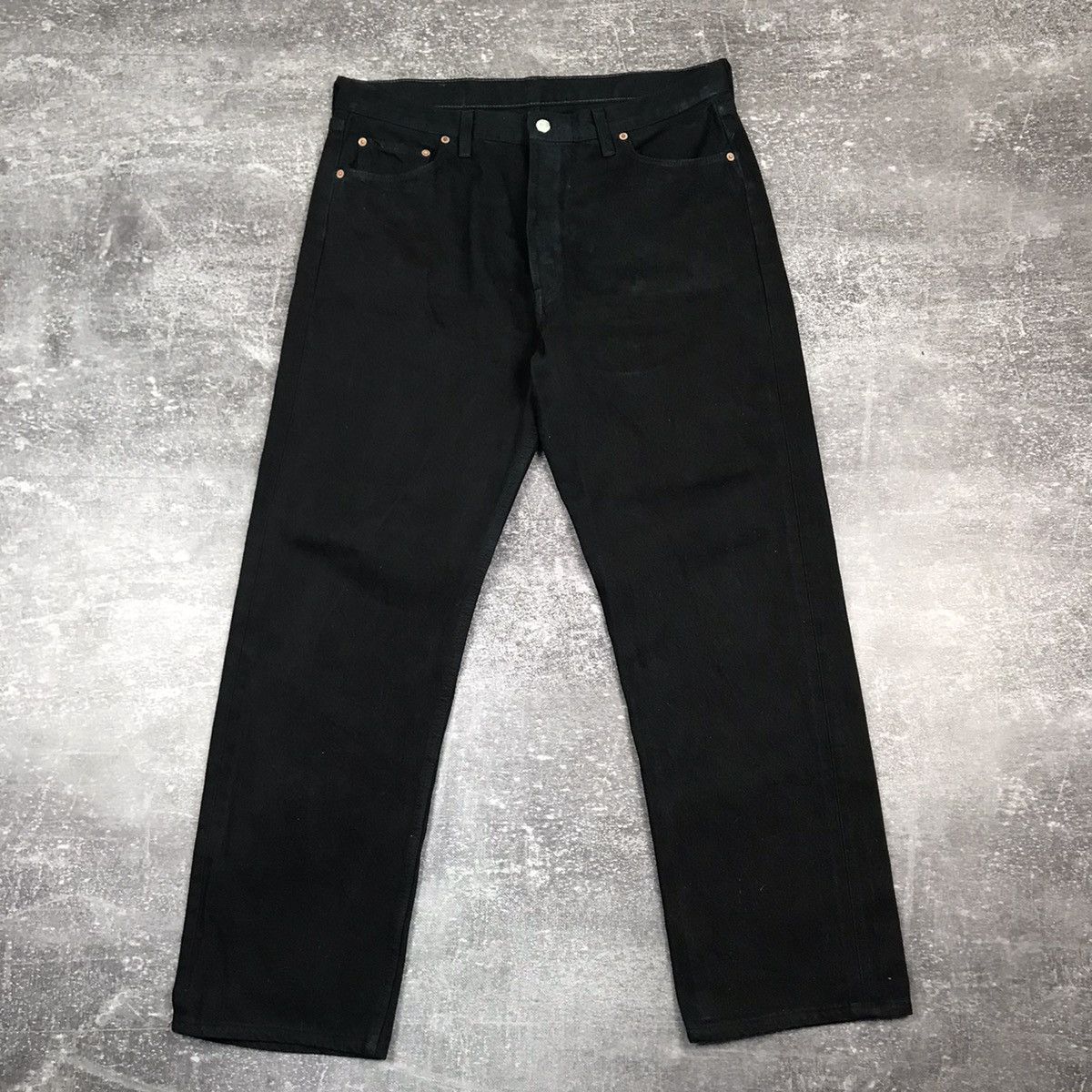 Levi's Vintage Levi’s 501 273 Button Black Jeans Size US 38 / EU 54 - 4 Thumbnail