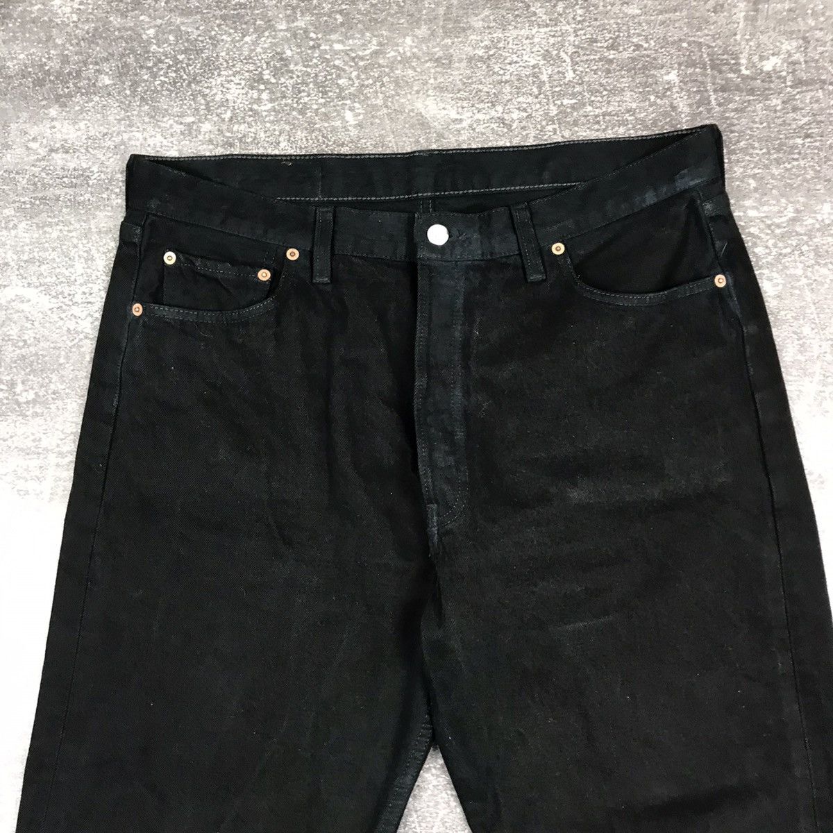 Levi's Vintage Levi’s 501 273 Button Black Jeans Size US 38 / EU 54 - 5 Thumbnail