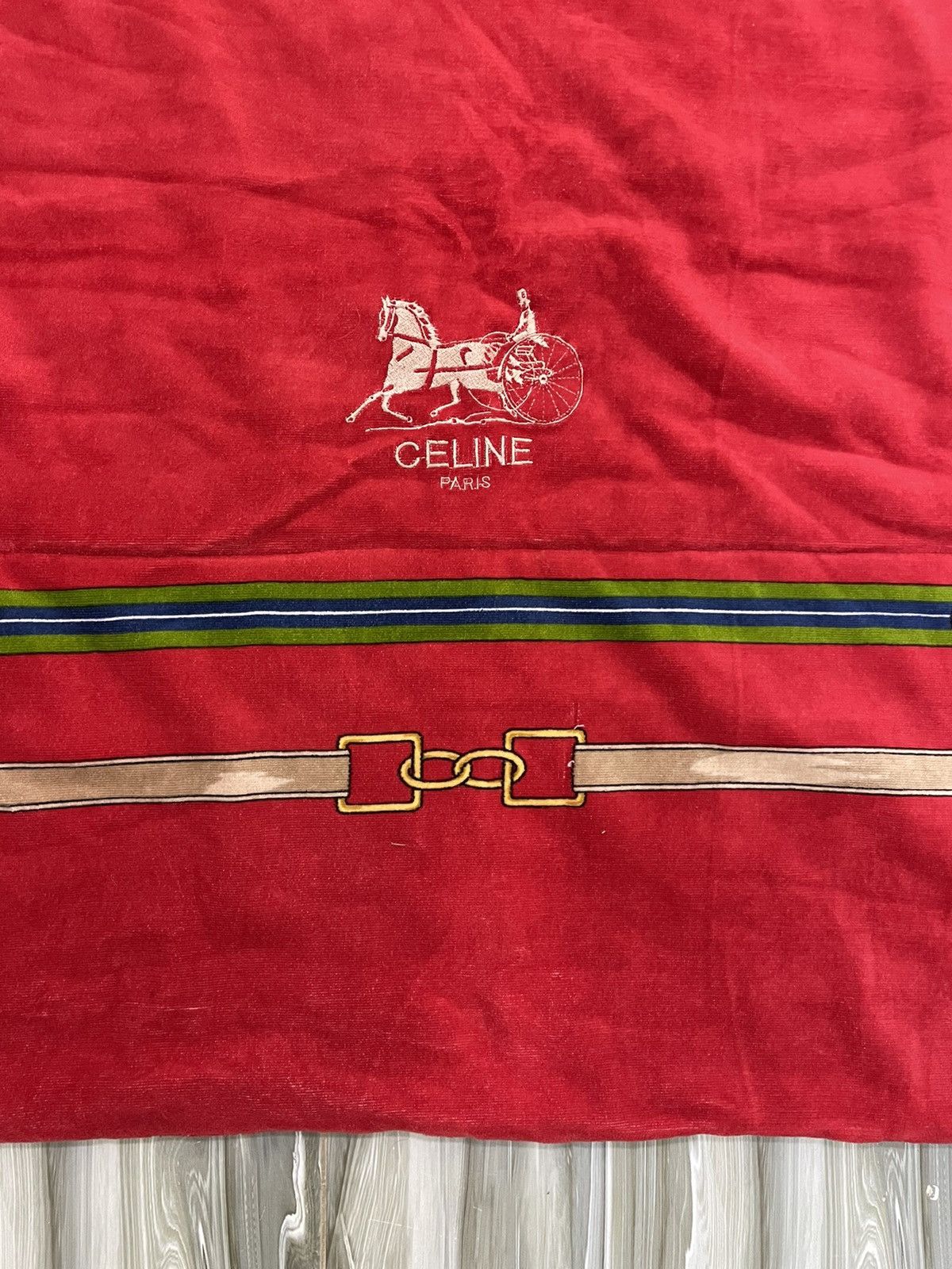 Celine VINTAGE CELINE PARIS COMFORTER BLANKET LUXURY COLLECTIBLE Size ONE SIZE - 2 Thumbnail