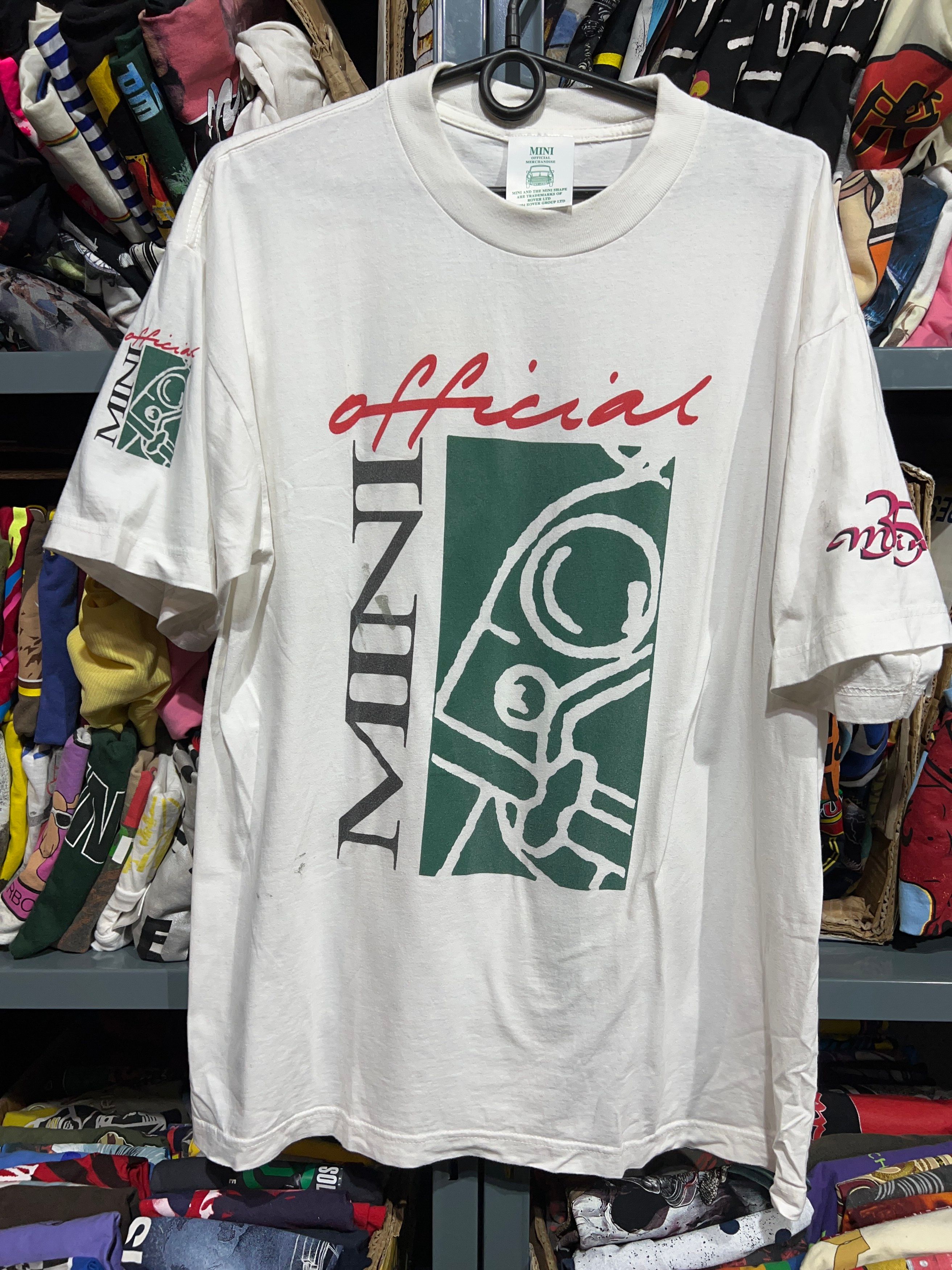 Pre-owned Racing X Vintage 1994 Vintage Rover Mini Austin T Shirt 90's Size Xl In White