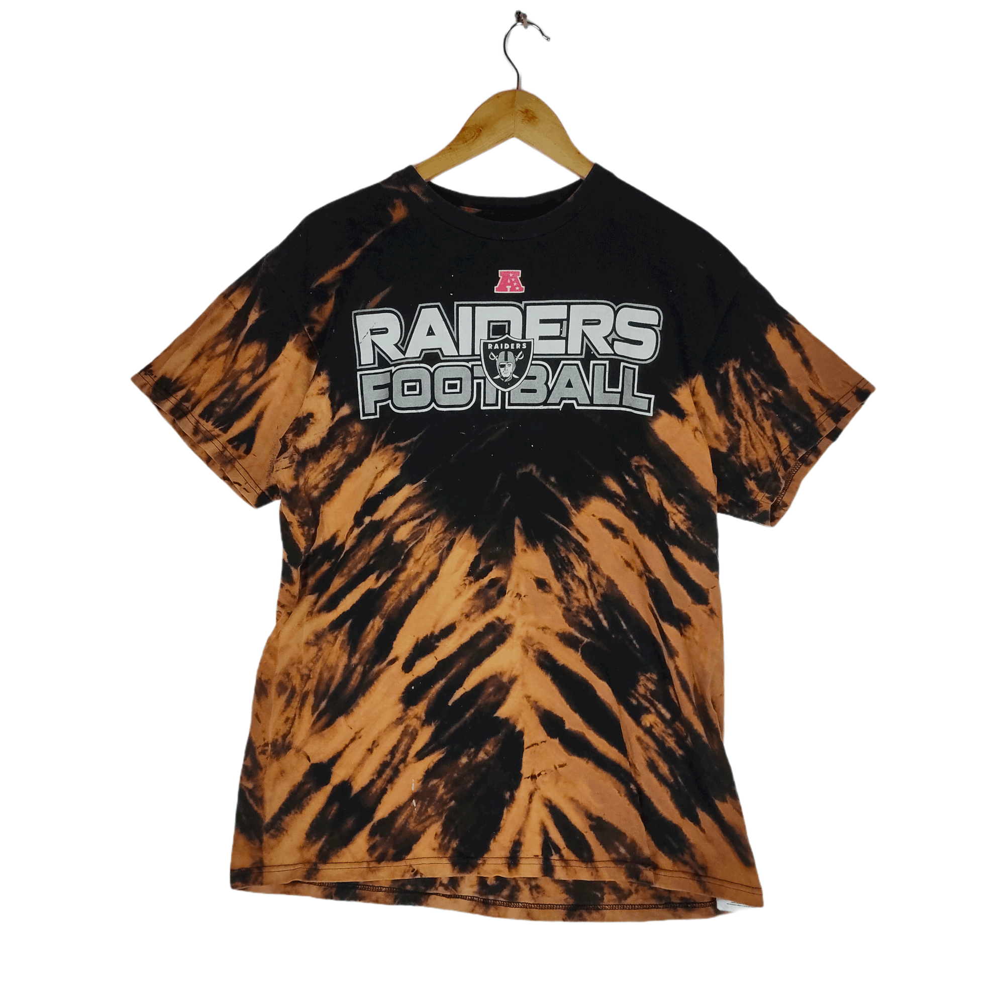 Bleach × NFL NFL RAIDERS FOOTBALL Spellout Logo American Rugby Shirt Size US L / EU 52-54 / 3 - 1 Thumbnail