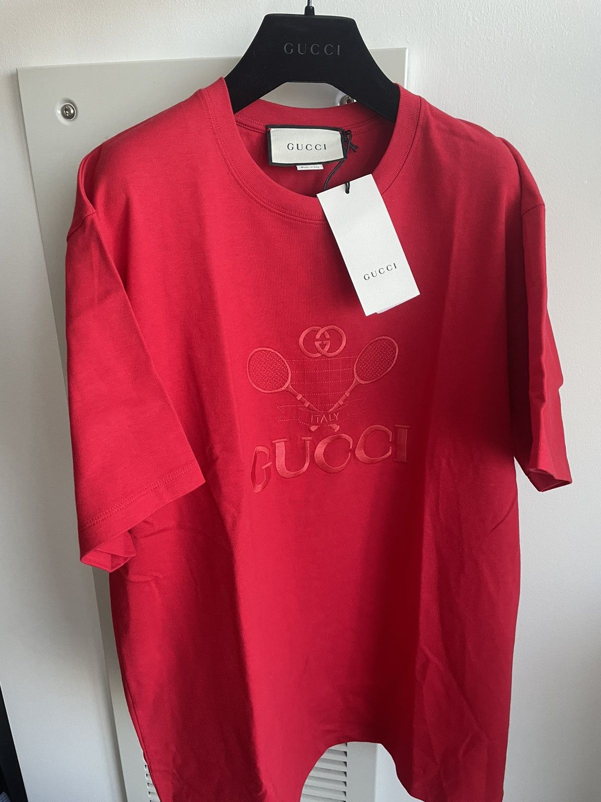 Gucci Rare Limited Edition Super Runway Gucci Tennis Tee Size US XL / EU 56 / 4 - 20 Thumbnail