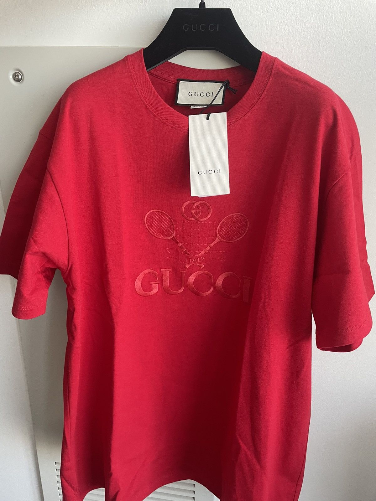 Gucci Rare Limited Edition Super Runway Gucci Tennis Tee Size US XL / EU 56 / 4 - 15 Thumbnail