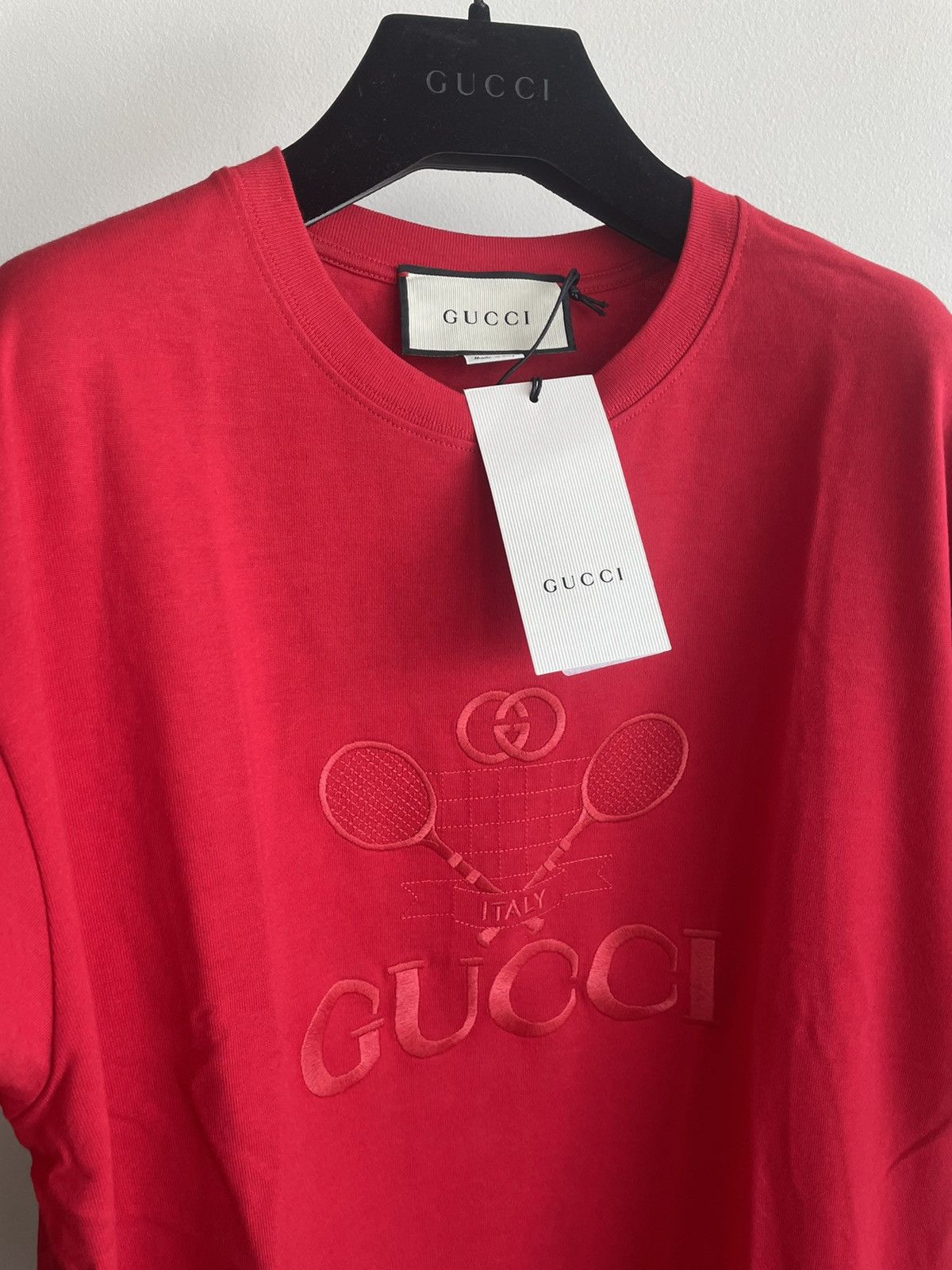 Gucci Rare Limited Edition Super Runway Gucci Tennis Tee Size US XL / EU 56 / 4 - 18 Thumbnail