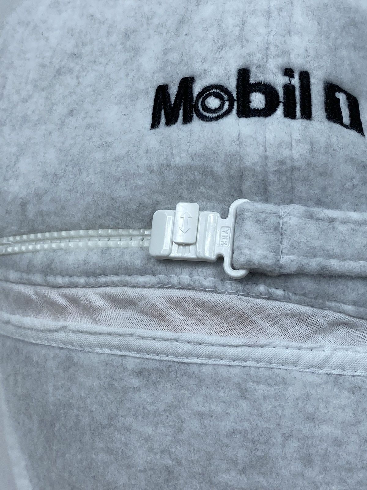 Porsche Design × Vintage 80s Porsche Mobil 1 Vintage Big Logo Fleece Winter Cap Hat Size ONE SIZE - 8 Thumbnail