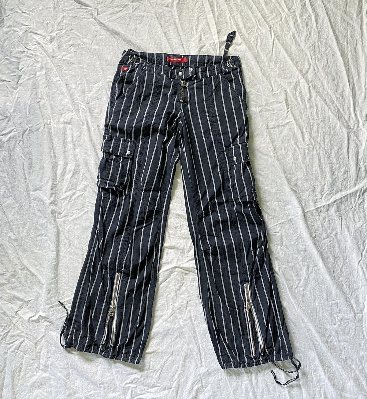 Pantalon Cargo Vintage Miss Sixty Taille 27 – Style Baggy Parachute, Parfait État