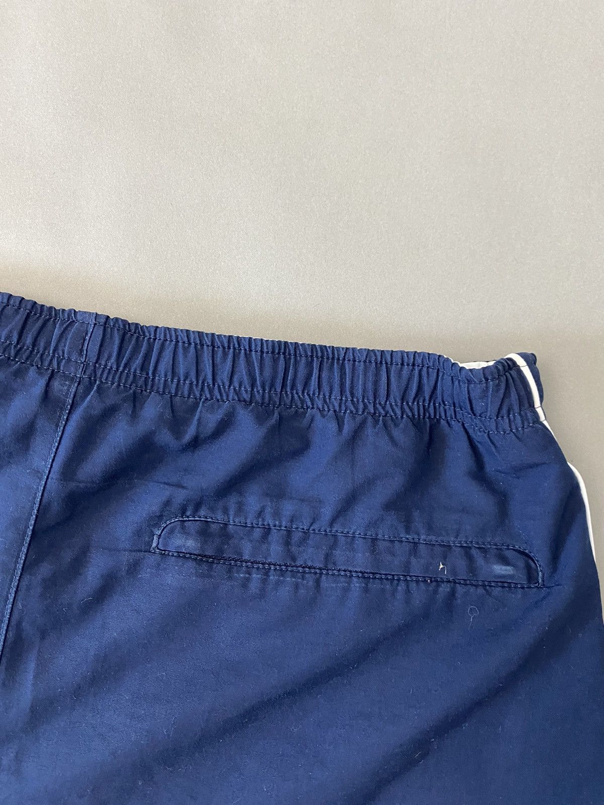 Nike × Vintage Nike vintage navy track pant shorts small swoosh 2000s Size US 34 / EU 50 - 5 Thumbnail