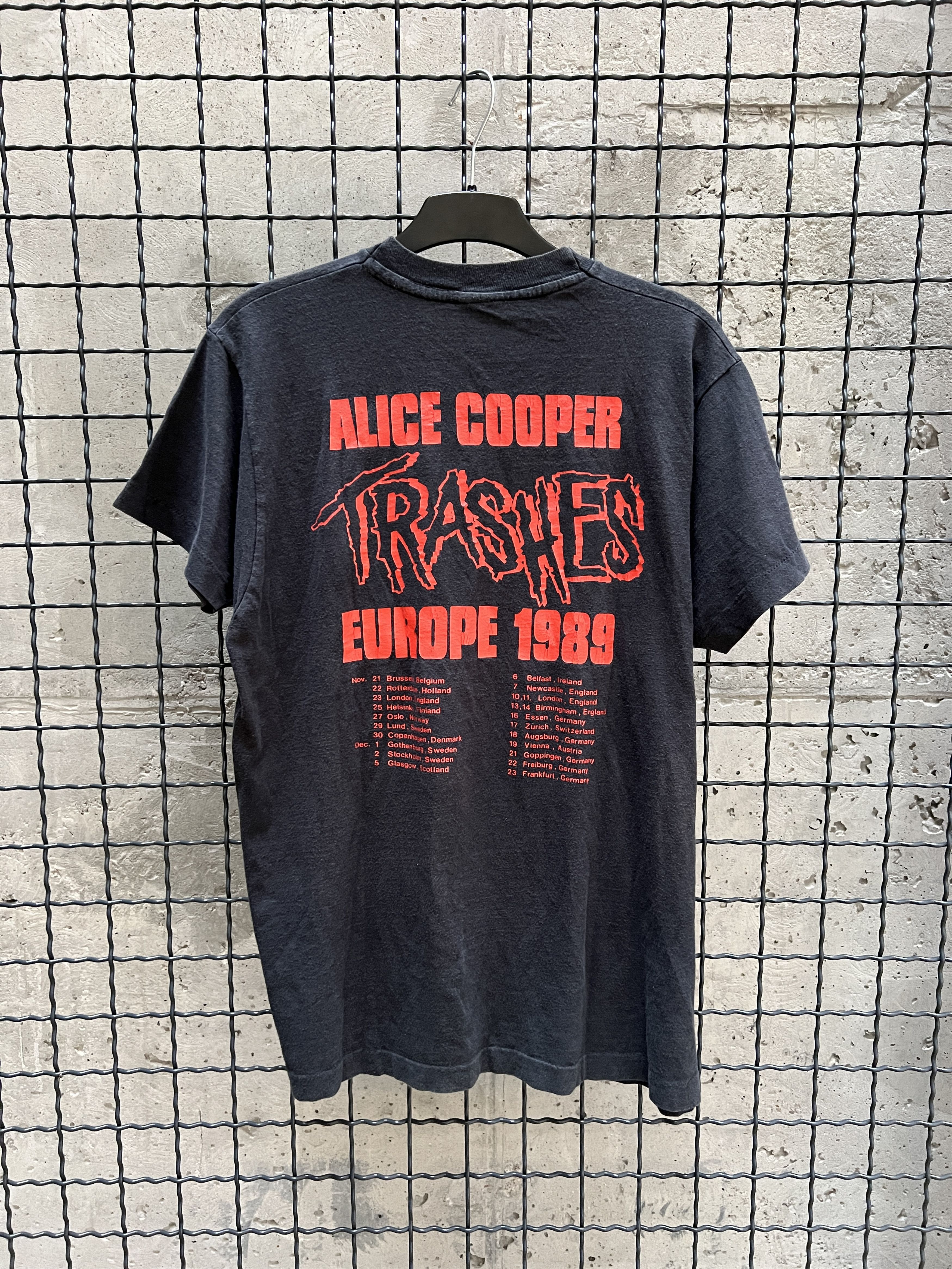 Band Tees Alice Cooper 1989 Vintage Tee Size US L / EU 52-54 / 3 - 2 Thumbnail