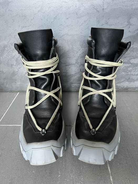Rick Owens Pentagram Hiking Boots Owens Tractor Boots Rick Owens