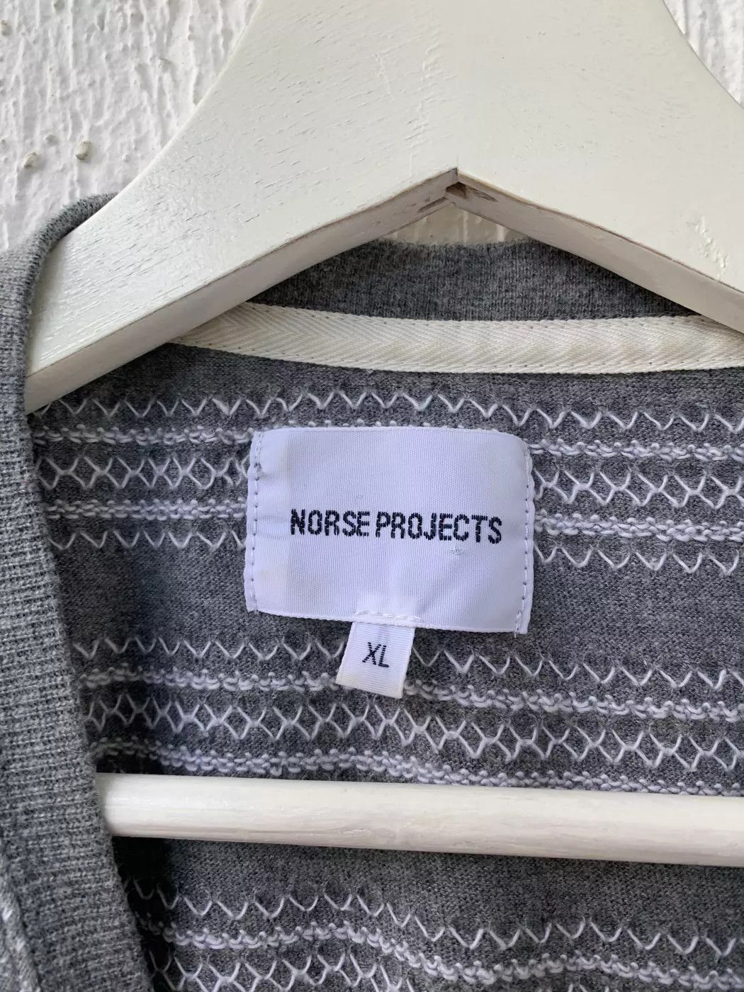 Norse Projects NIELS TEXTURE STRIPE TEE Size US XL / EU 56 / 4 - 3 Thumbnail
