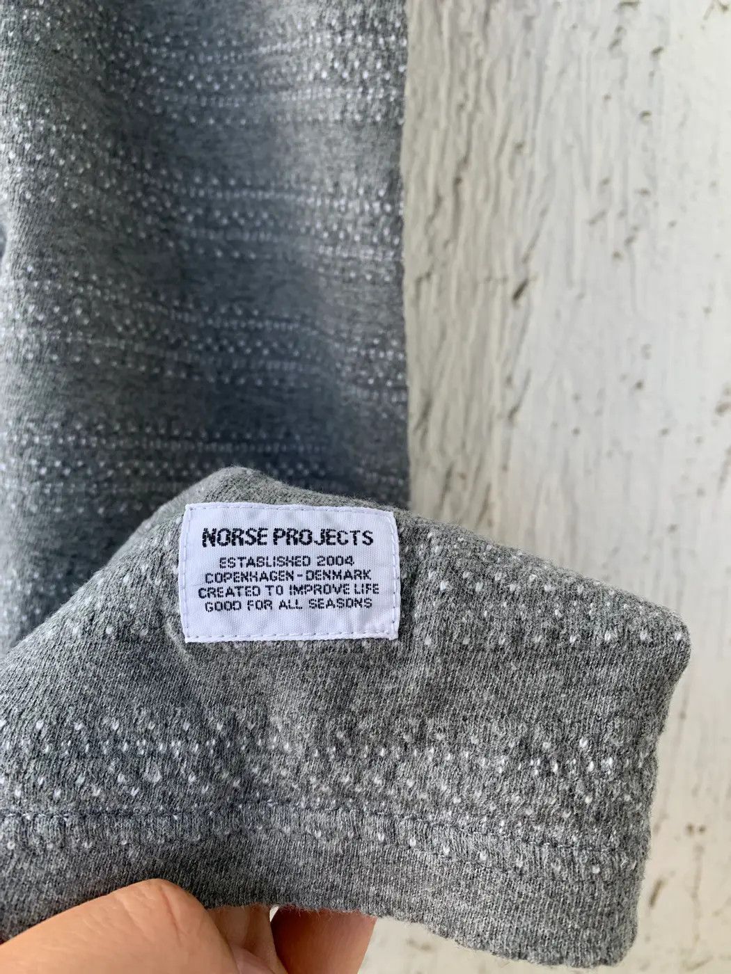 Norse Projects NIELS TEXTURE STRIPE TEE Size US XL / EU 56 / 4 - 4 Thumbnail