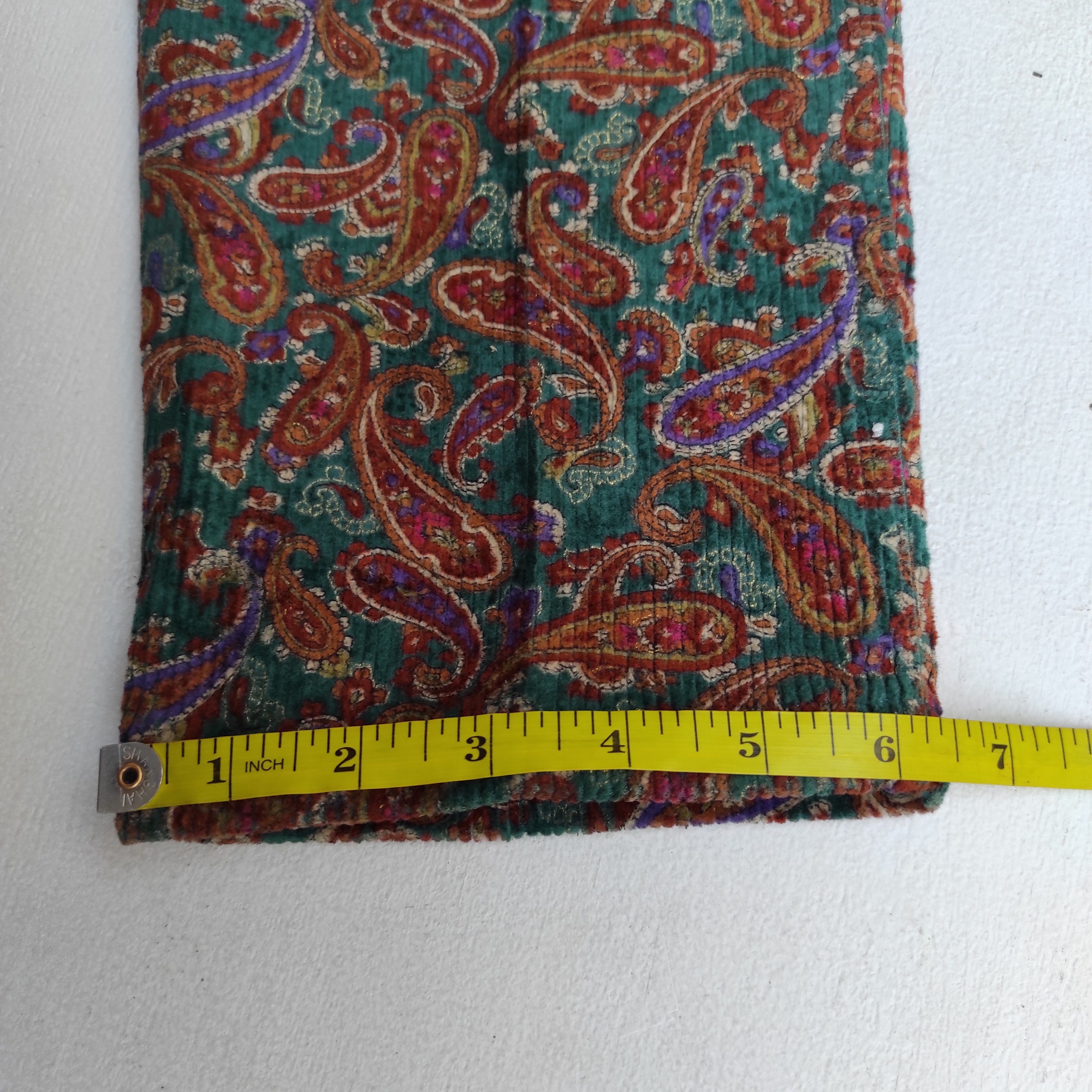Hysteric Glamour 80s Cheminee High Waist Paisley Corduroy pants size 25 Size 25" / US 0 / IT 36 - 18 Thumbnail