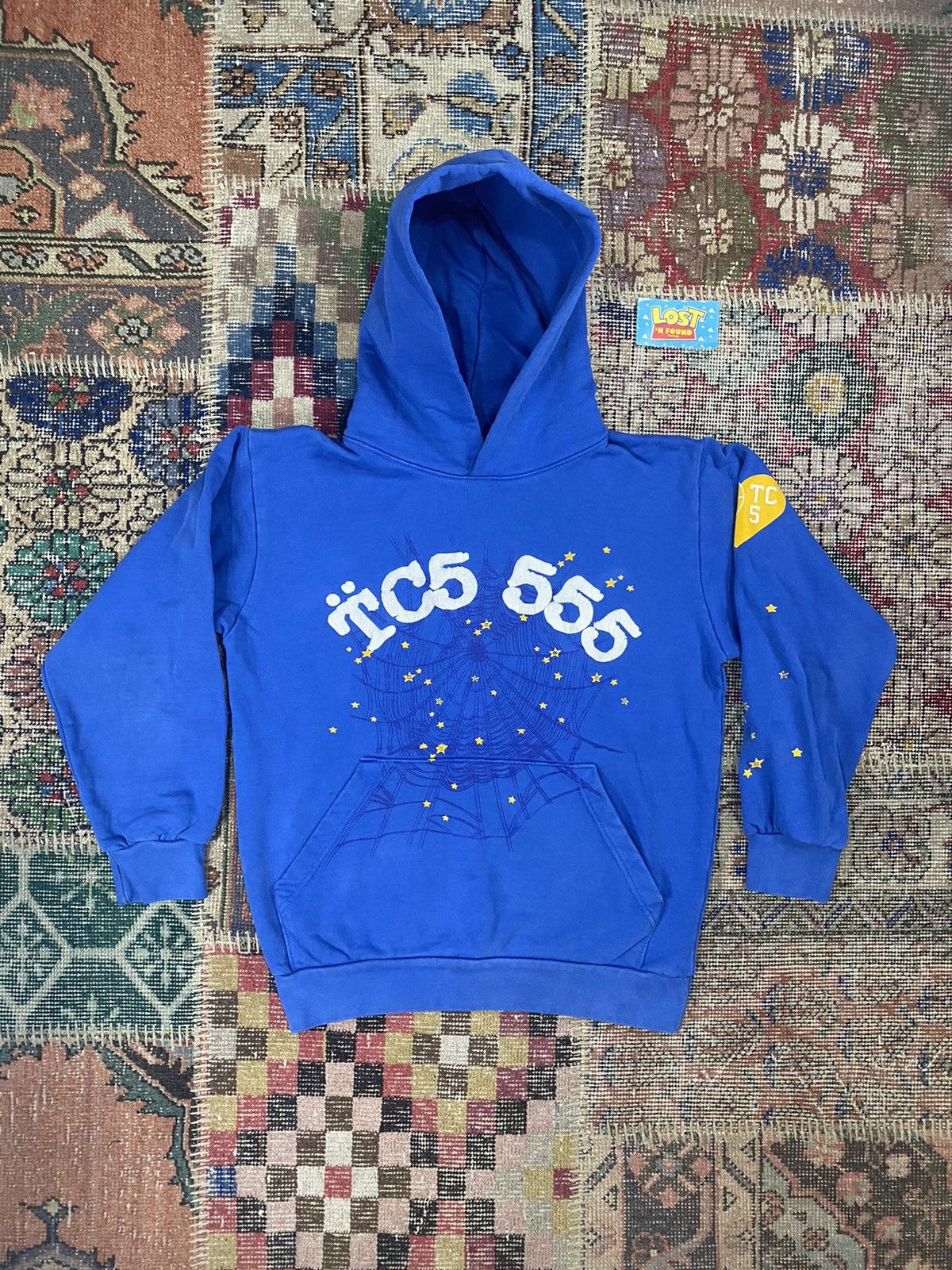 Sp5der × Young Thug Young Thug TC5-555 Sp5der Worldwide Hoodie 