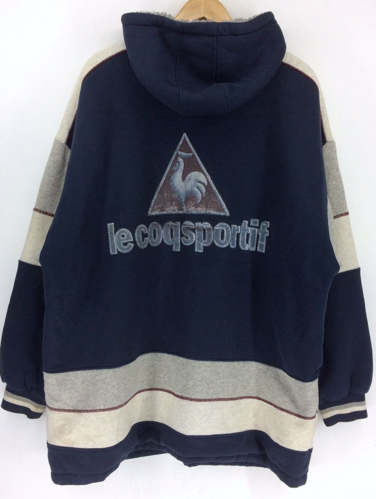 Le Coq Sportif Vintage Le Coq Sportif Big Logo Hoodie Jacket | XXL Size US XXL / EU 58 / 5 - 6 Thumbnail