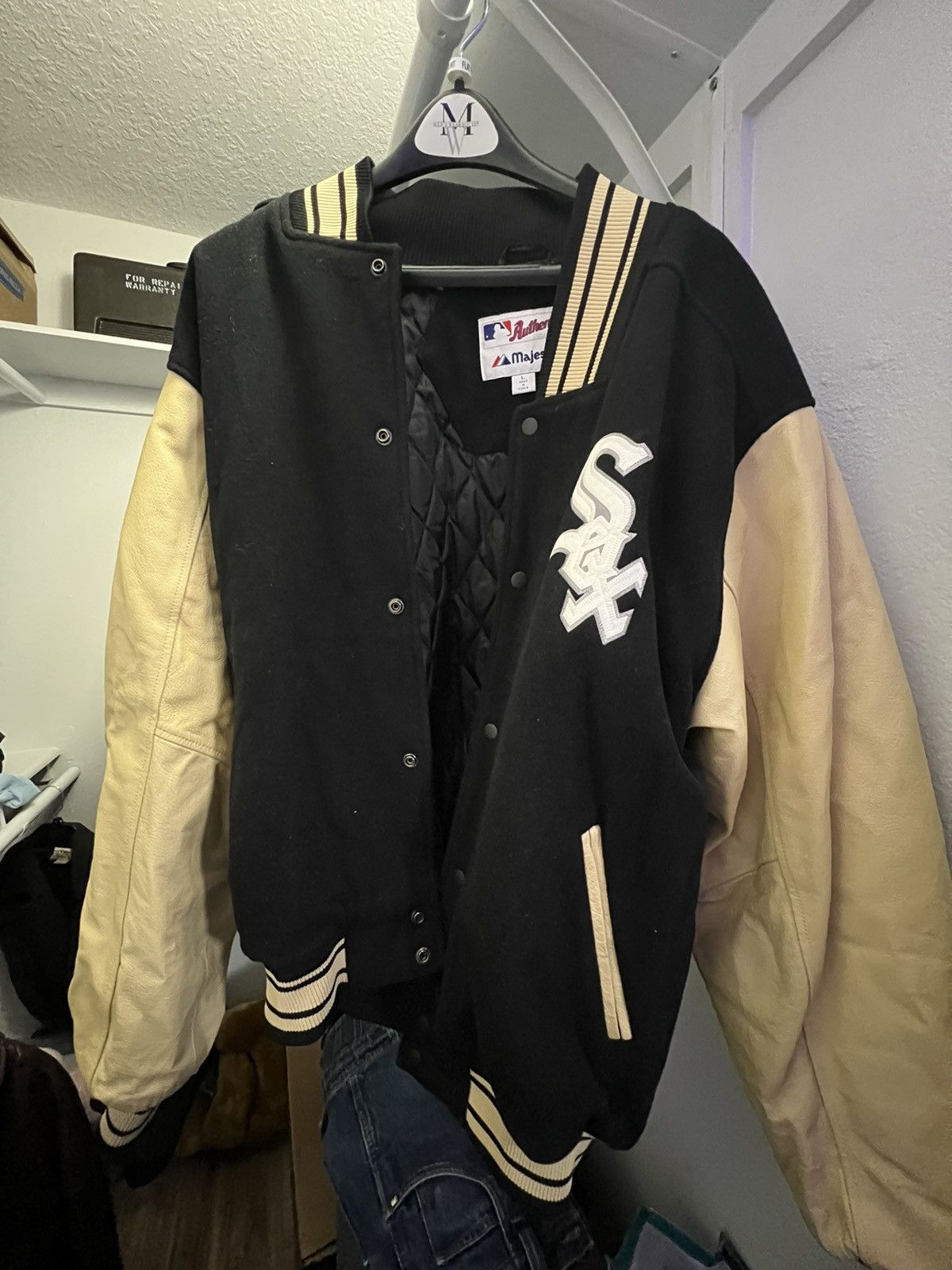 Vintage White Sox Letterman Jacket