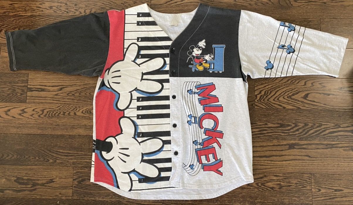 Mickey & Co. × Vintage VINTAGE MICKEY BASEBALL SHIRT Size US XL / EU 56 / 4 - 2 Thumbnail