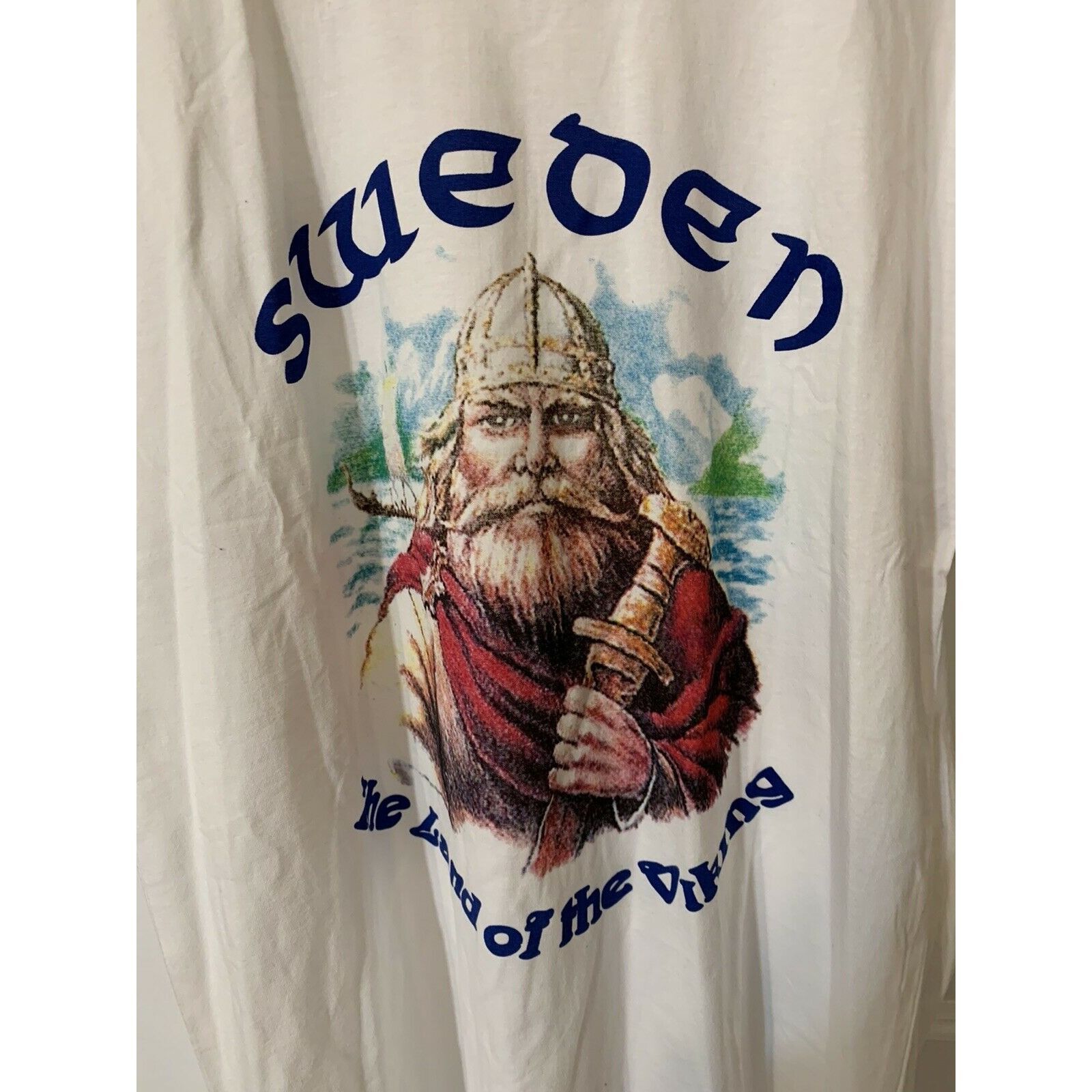 Other Vintage SWEDEN The Land of the Viking Men’s Sz L T shirt Size US L / EU 52-54 / 3 - 1 Thumbnail