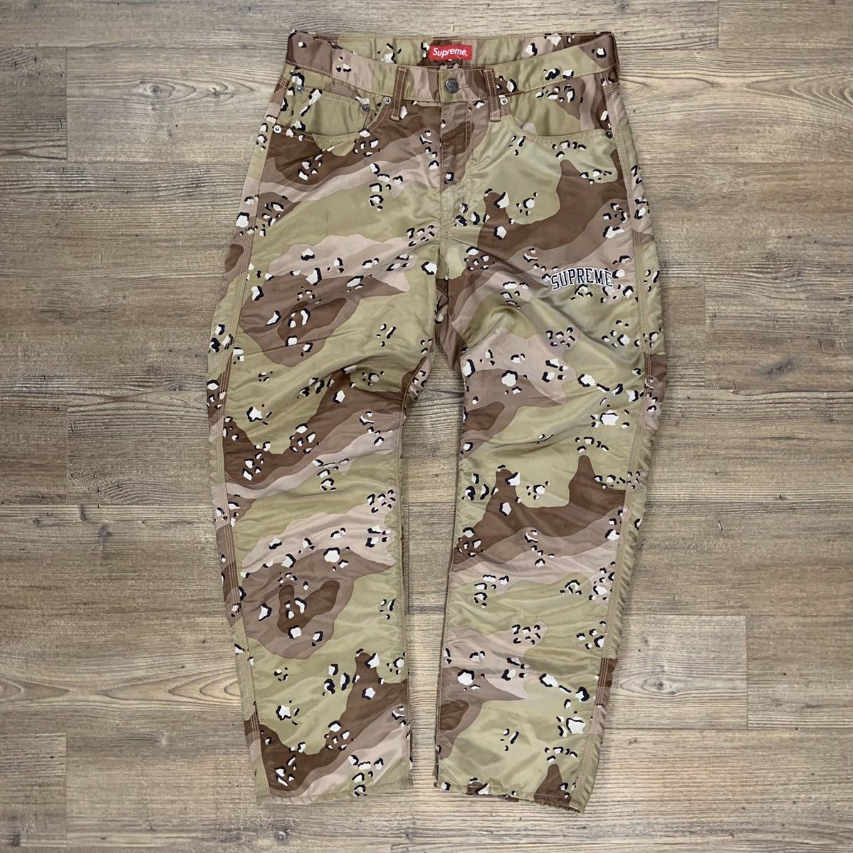 Supreme Levi's Nylon Pant Camo [32] | mdh.com.sa