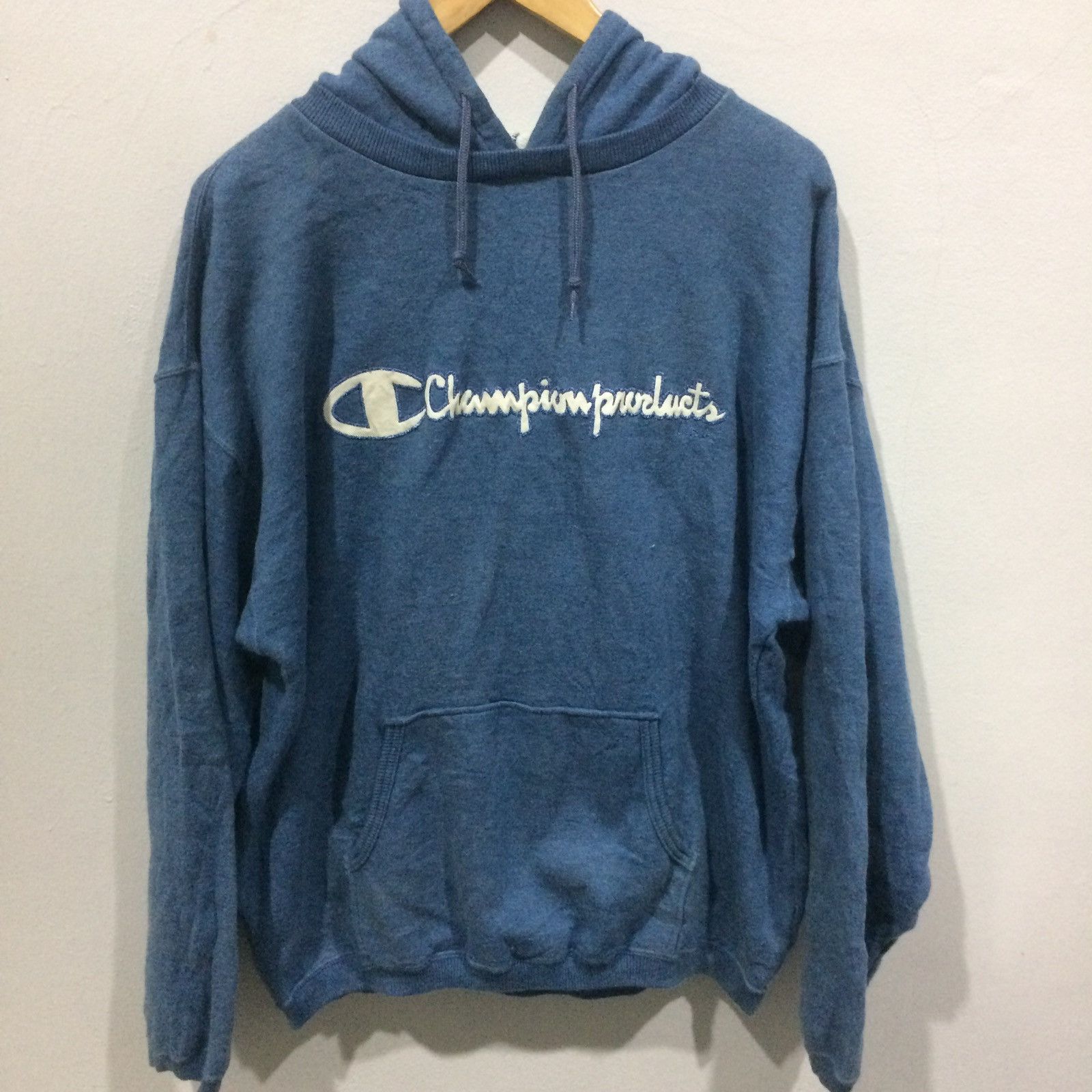 Champion × Vintage Vintage CHAMPION Embroidery Logo Hoodie Size US L / EU 52-54 / 3 - 2 Thumbnail