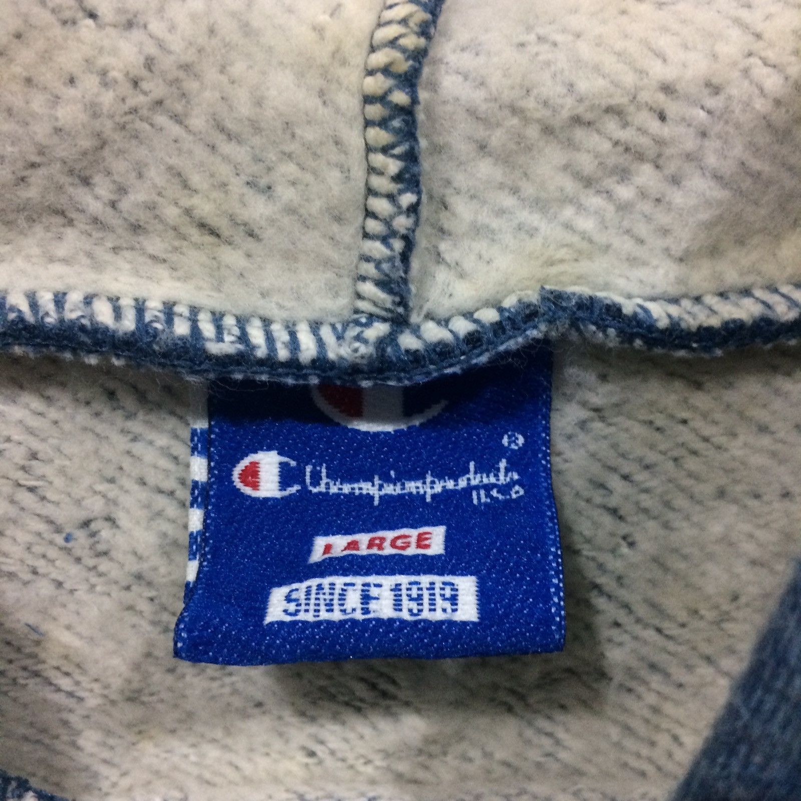 Champion × Vintage Vintage CHAMPION Embroidery Logo Hoodie Size US L / EU 52-54 / 3 - 5 Thumbnail