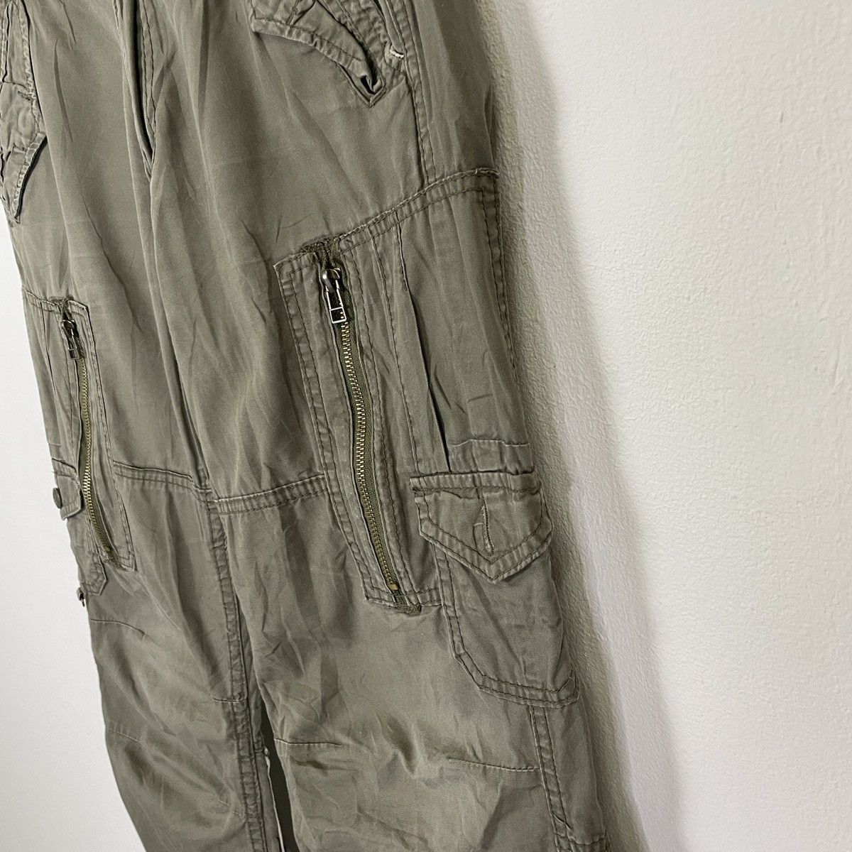 Japanese Brand Vintage Unbranded Tactical 10 Pocket Bondage Cargo Pants Size US 32 / EU 48 - 5 Thumbnail