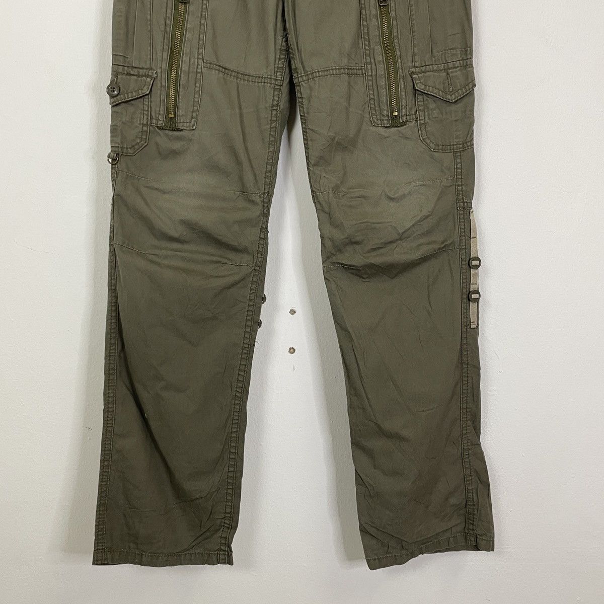 Japanese Brand Vintage Unbranded Tactical 10 Pocket Bondage Cargo Pants Size US 32 / EU 48 - 4 Thumbnail