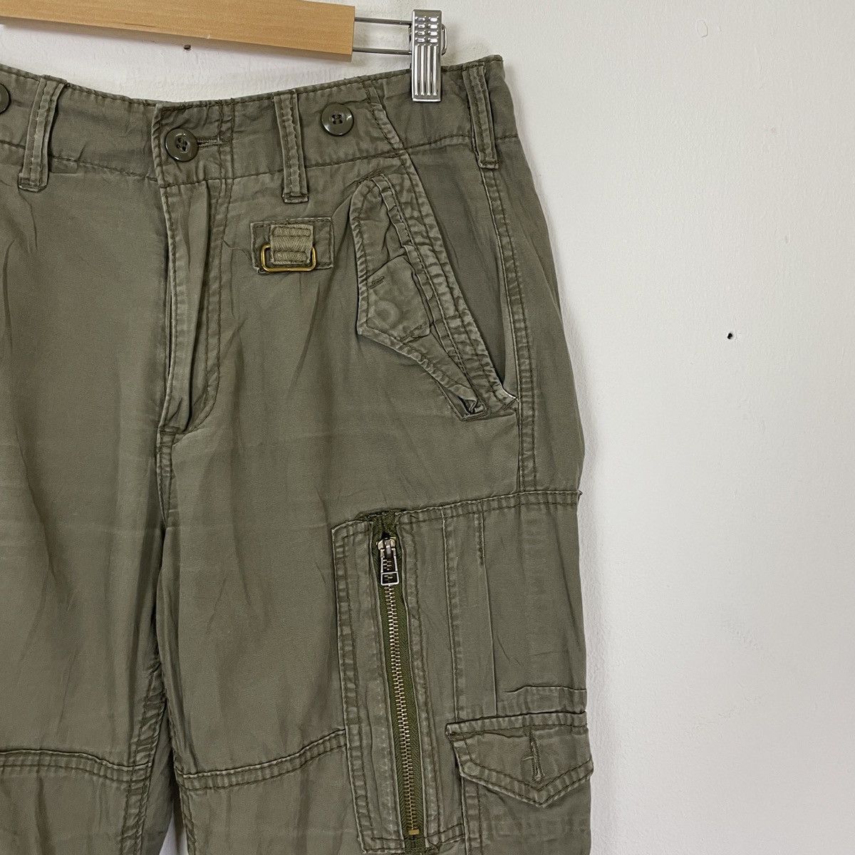 Japanese Brand Vintage Unbranded Tactical 10 Pocket Bondage Cargo Pants Size US 32 / EU 48 - 2 Thumbnail