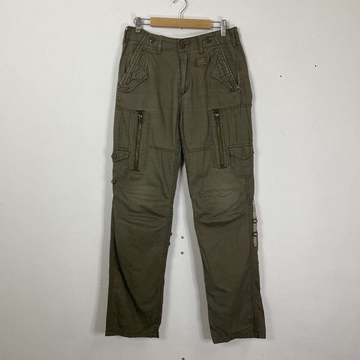 Japanese Brand Vintage Unbranded Tactical 10 Pocket Bondage Cargo Pants Size US 32 / EU 48 - 1 Thumbnail