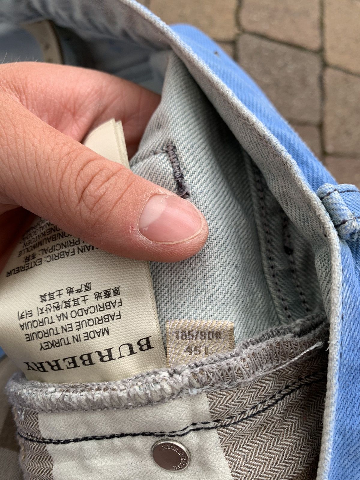 Burberry Burrbery denim 35w 34l Size US 34 / EU 50 - 11 Thumbnail