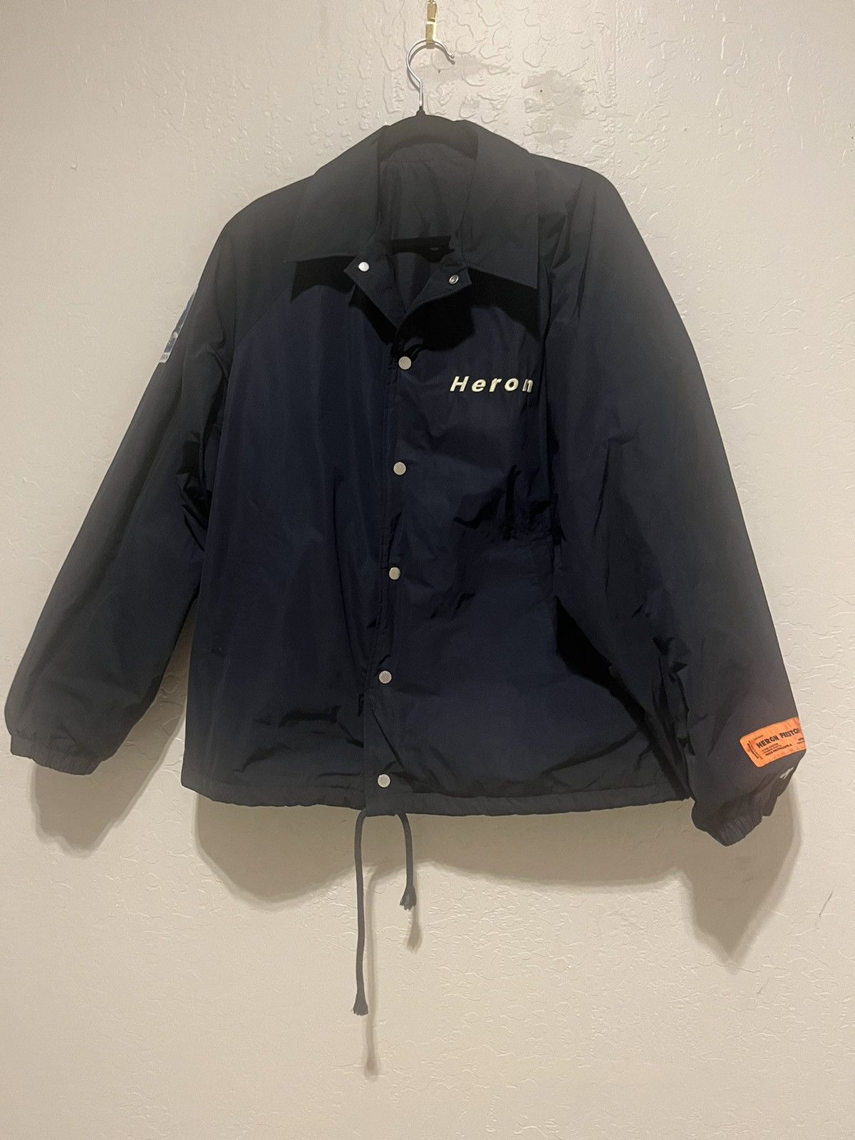 Heron Preston Heron Preston “CTNMB” Coach Jacket in Navy Blue Size US L / EU 52-54 / 3 - 1 Thumbnail