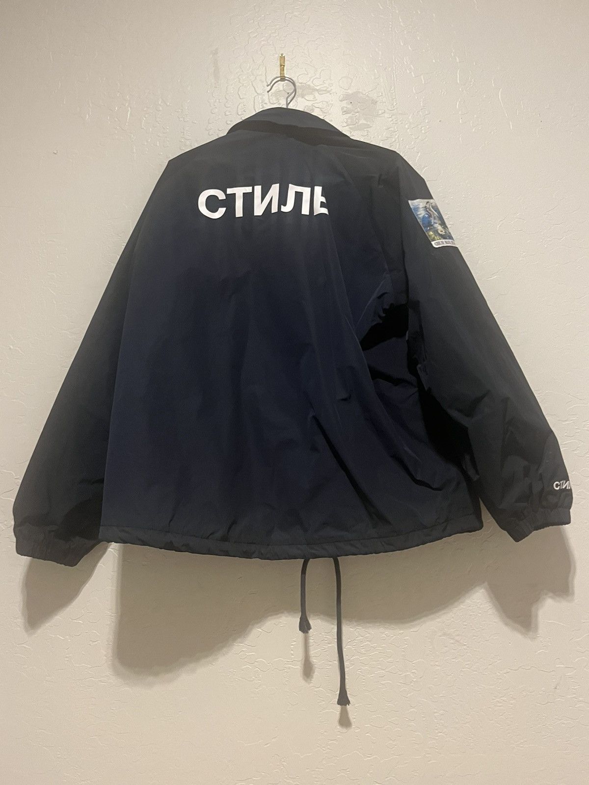 Heron Preston Heron Preston “CTNMB” Coach Jacket in Navy Blue Size US L / EU 52-54 / 3 - 2 Thumbnail