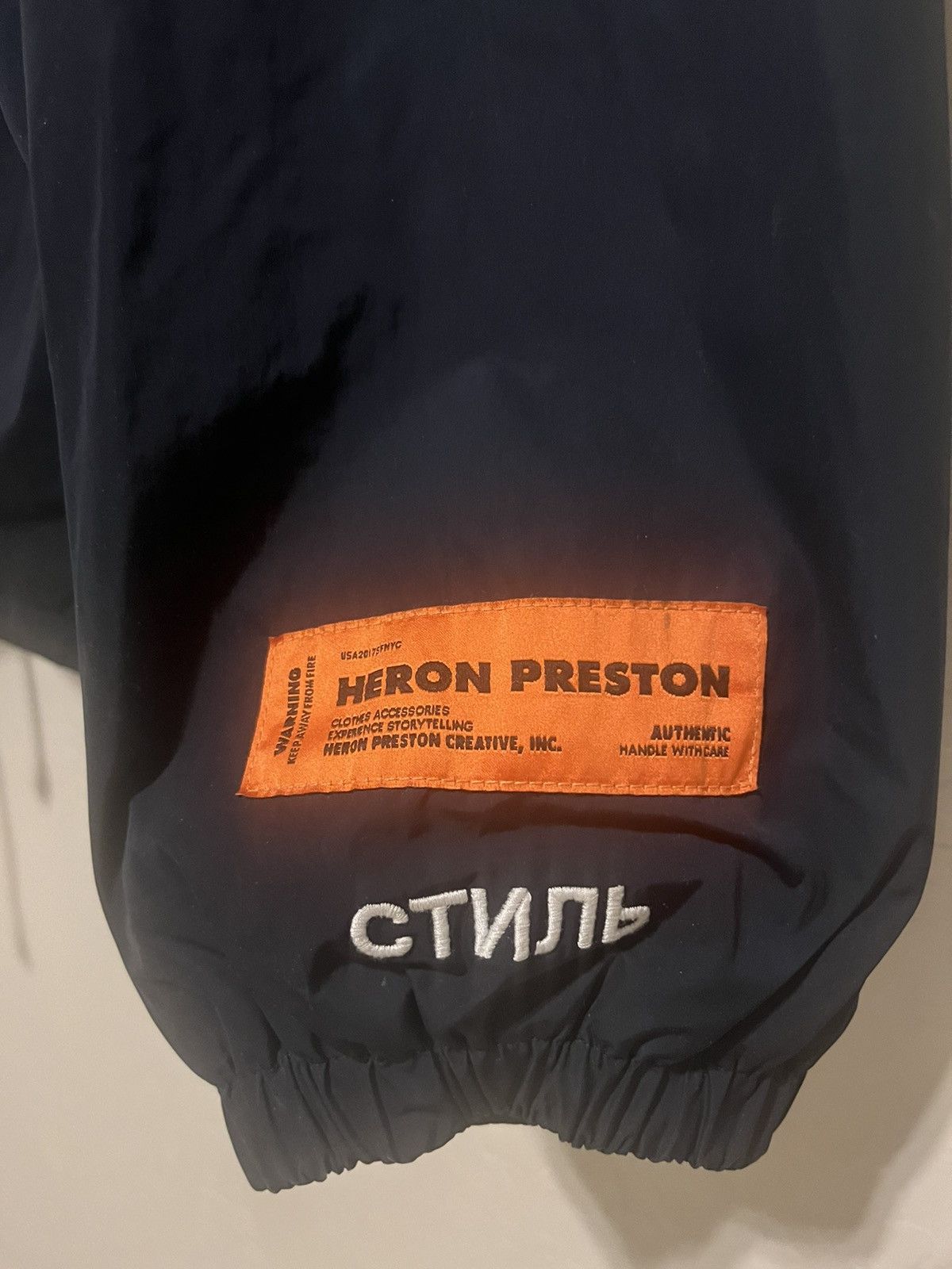 Heron Preston Heron Preston “CTNMB” Coach Jacket in Navy Blue Size US L / EU 52-54 / 3 - 4 Thumbnail
