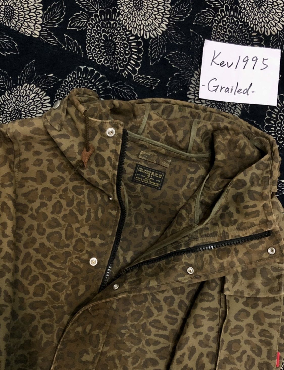 ジャケット・アウター WTAPS PARASMOCK 12aw Leopard WTAPS PARASMOCK 12aw Leopard