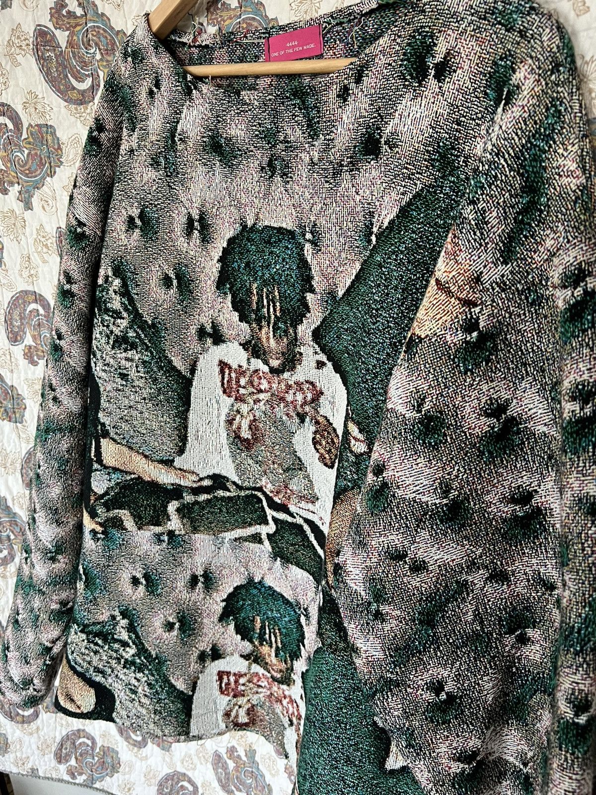 4x1111 × Playboi Carti Playboi Carti Knit Self-Titled Tapestry Size US XL / EU 56 / 4 - 5 Thumbnail