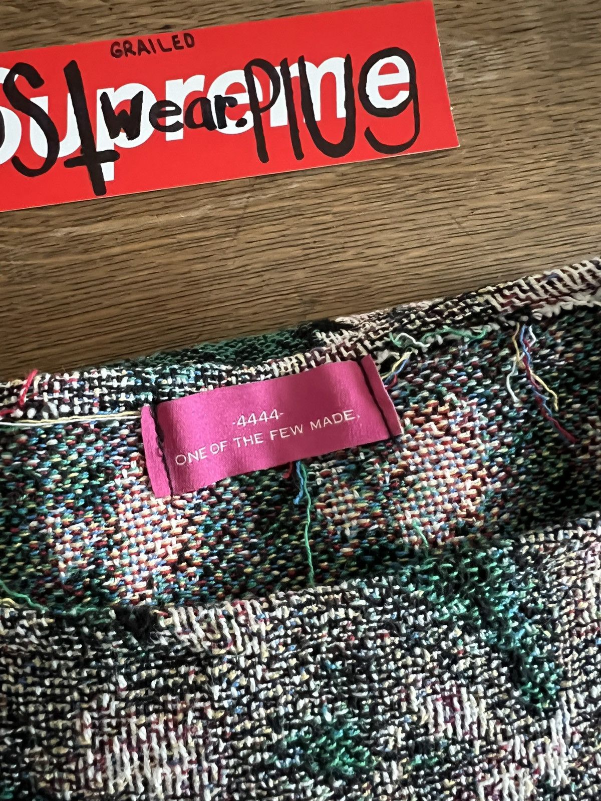 4x1111 × Playboi Carti Playboi Carti Knit Self-Titled Tapestry Size US XL / EU 56 / 4 - 10 Thumbnail
